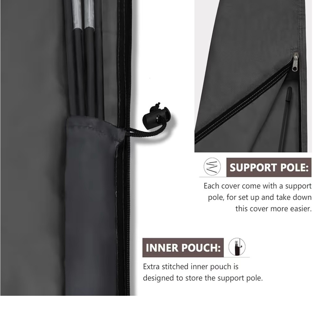 ULTCOVER Waterproof Patio Umbrella Cover - Picture 4 of 12